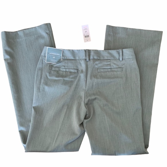Ann Taylor Modern Fit Pants Gray - Picture 2 of 8